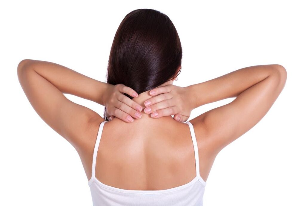 pian muineál mar gheall ar osteochondrosis